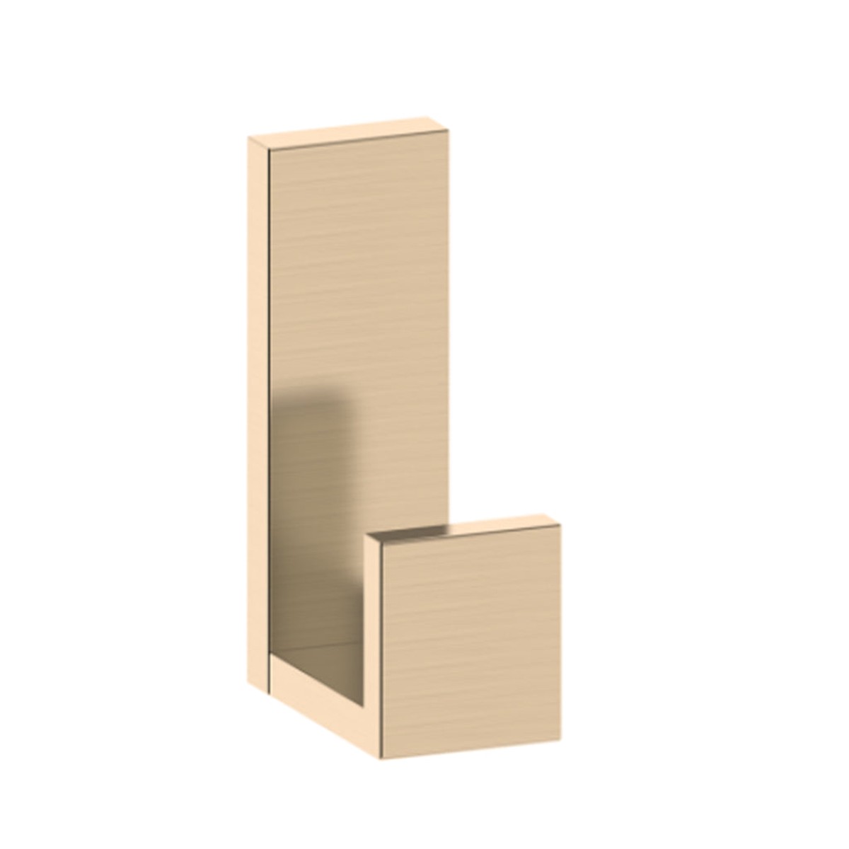 Berlin Large Coat Hook - Wall Mount - 4 BrassBrushed Brass