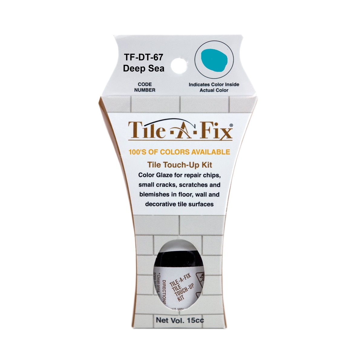 TF-DT-67 Tile-A-Fix Tile Touch Up Repair Glaze - Daltile Deep Sea
