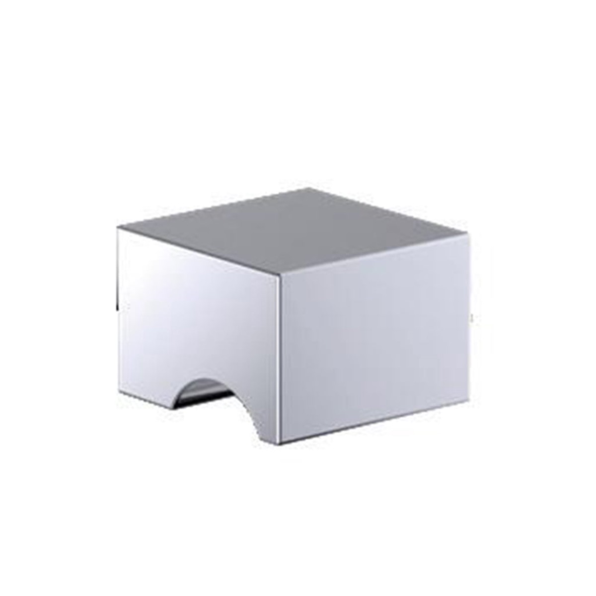 Berlin Single Knob To Be Paired With Single Shower Door Handle - Door Mount - 2 BrassPolished Chrome