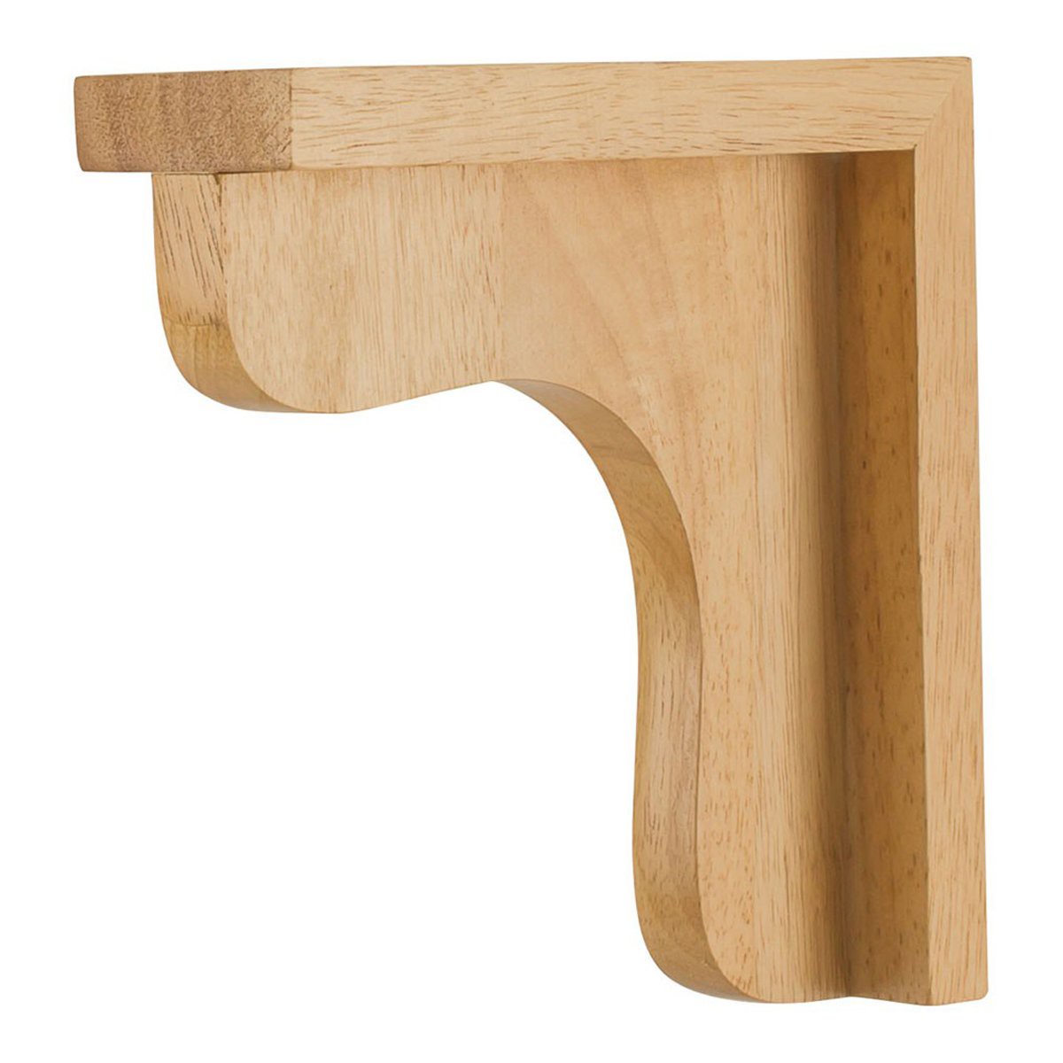 Hardware Resources 2-12 x 8 x 8 Cherry Wood Bar Bracket