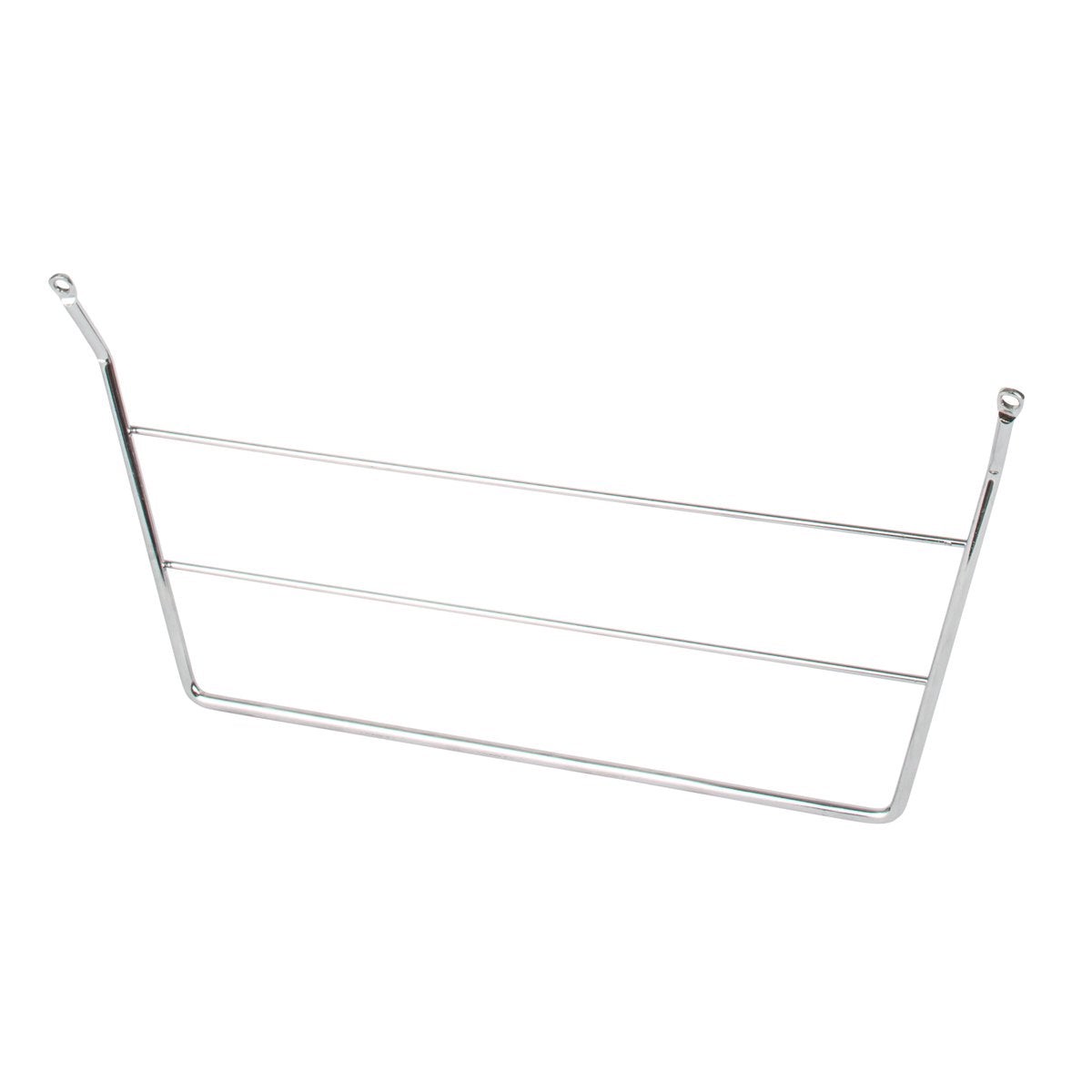 Hardware Resources Polished Chrome Door Mount 3-Tier Dishcloth Rack