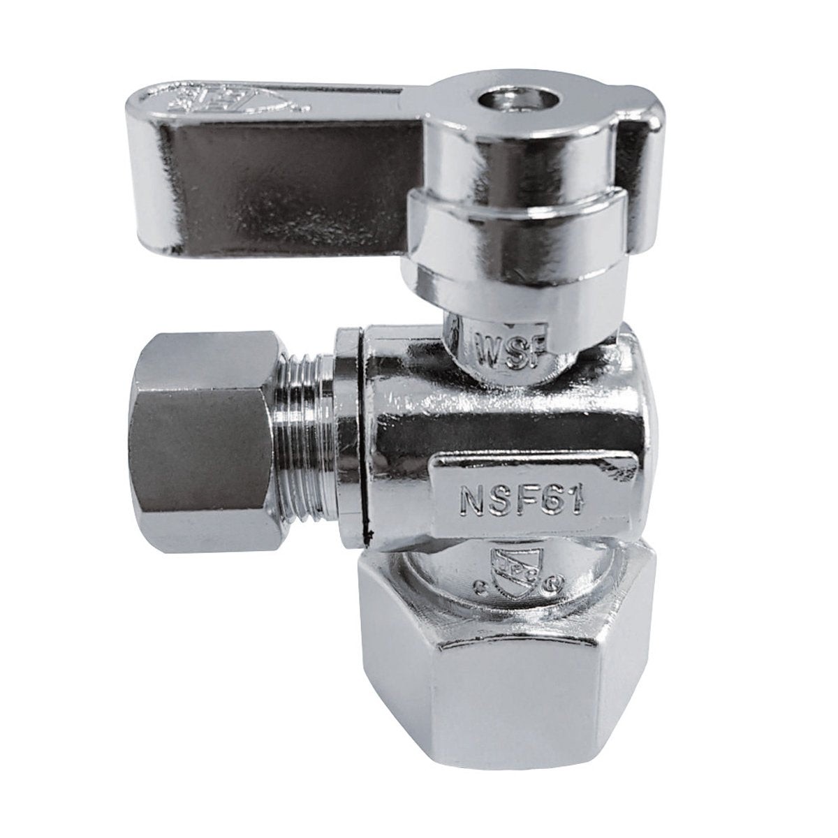 Kingston Brass 12 FIP x 38 OD Comp Angle Stop Valve