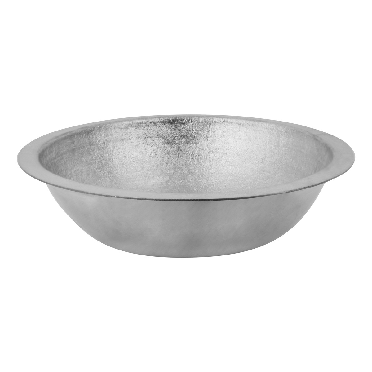 Undermount 16 Round Terra Firma 10 Gauge Nickel Plated Bathroom Sink