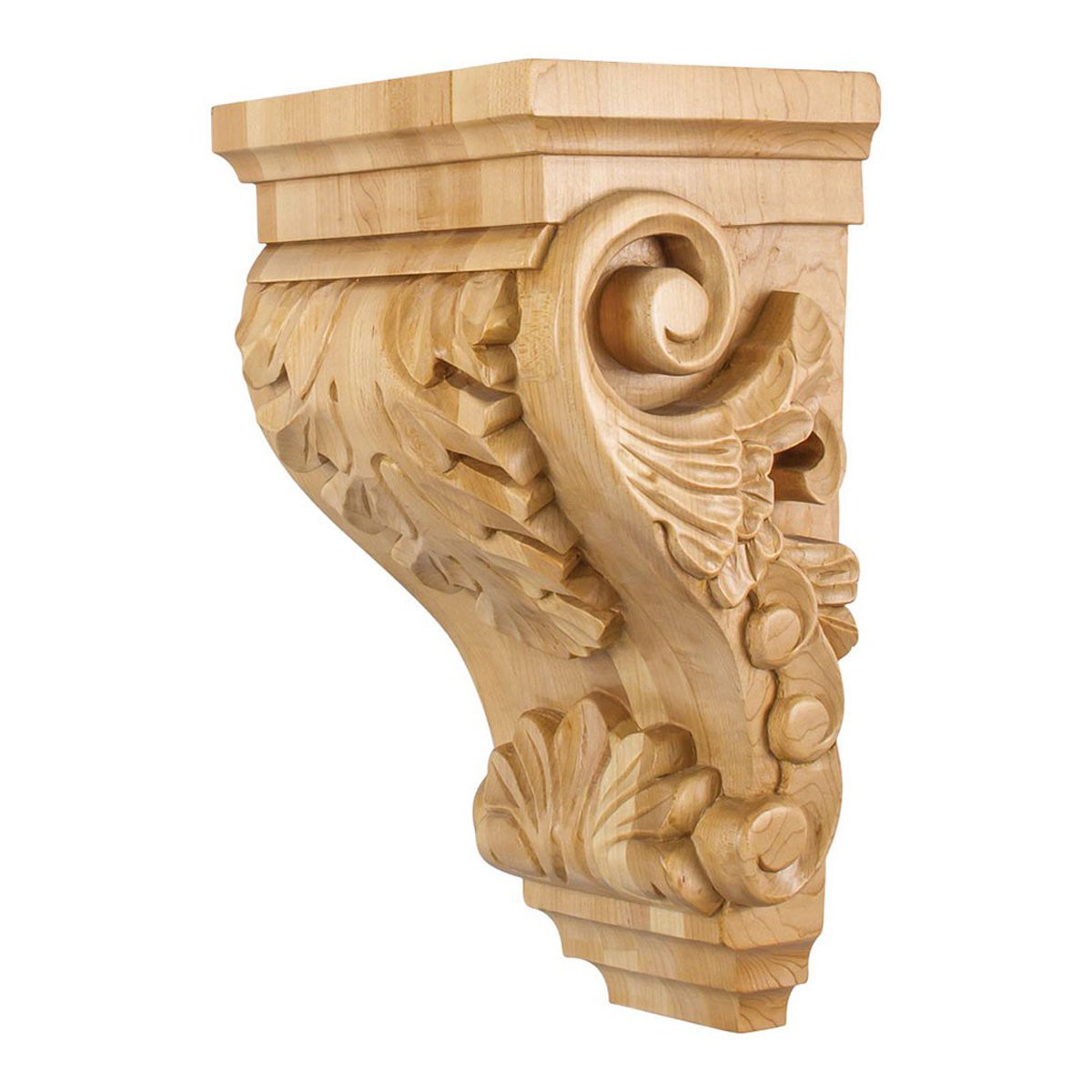 Hardware Resources 8-14 x 6-14 x 14 Hard Maple Acanthus Corbel