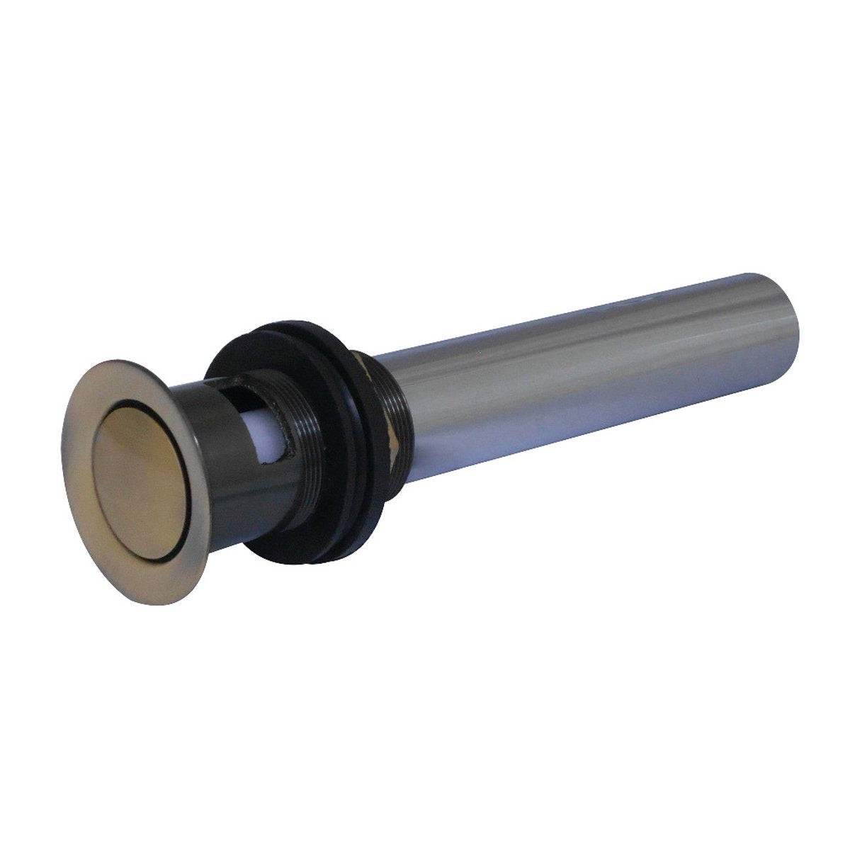Kingston Brass KB810X-P Push Pop-Up Drain with Overflow