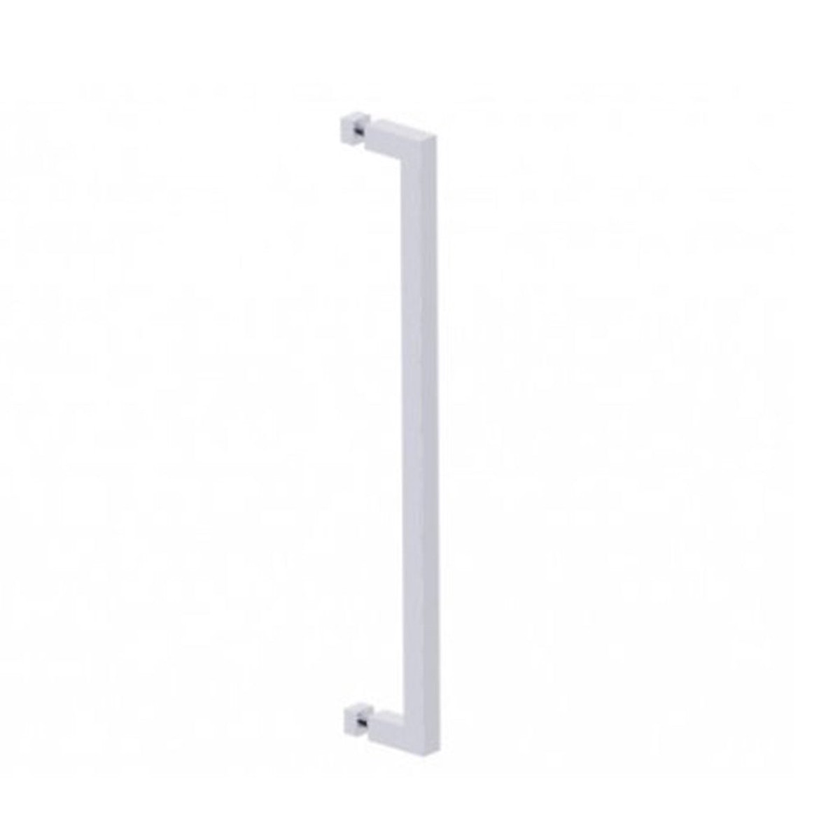 London Single Glass Shower Door Handle - Door Mount - 18 BrassPolished Chrome