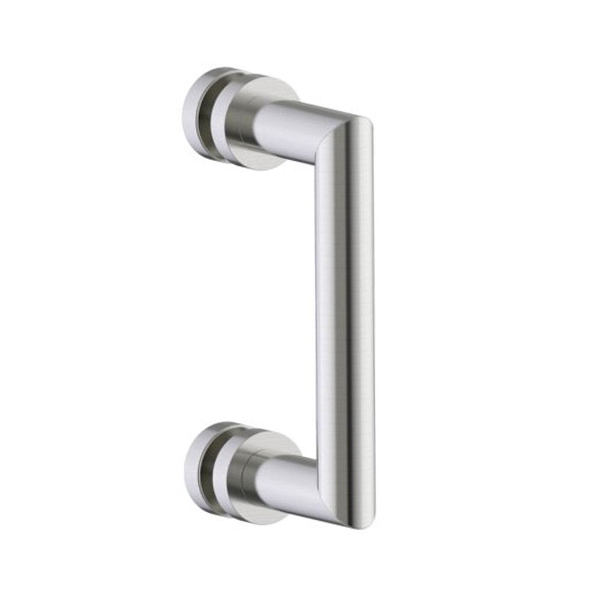 Oslo Single Shower Door Handle - Door Mount - 6 BrassBrushed Nickel