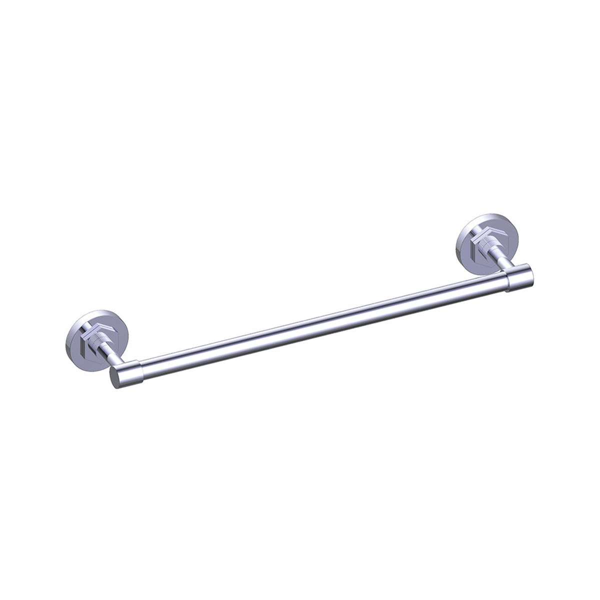 Windsor Single Towel Bar - Wall Mount - 18 BrassPolished Chrome