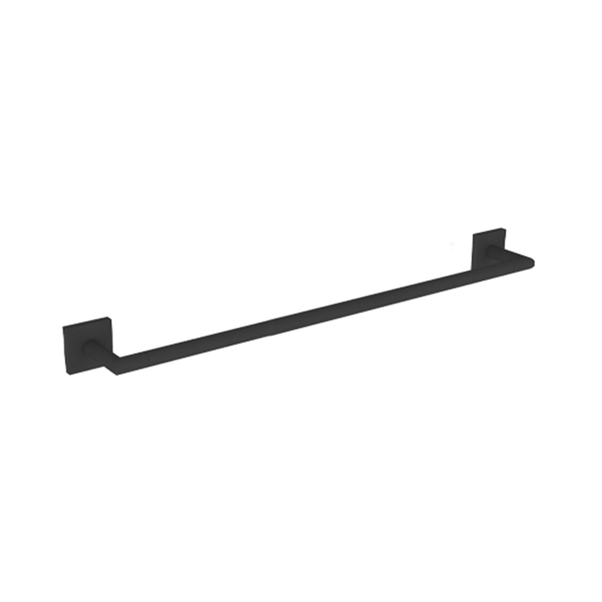 Atlanta Single Towel Bar - Wall Mount - 18 ZincMatt Black