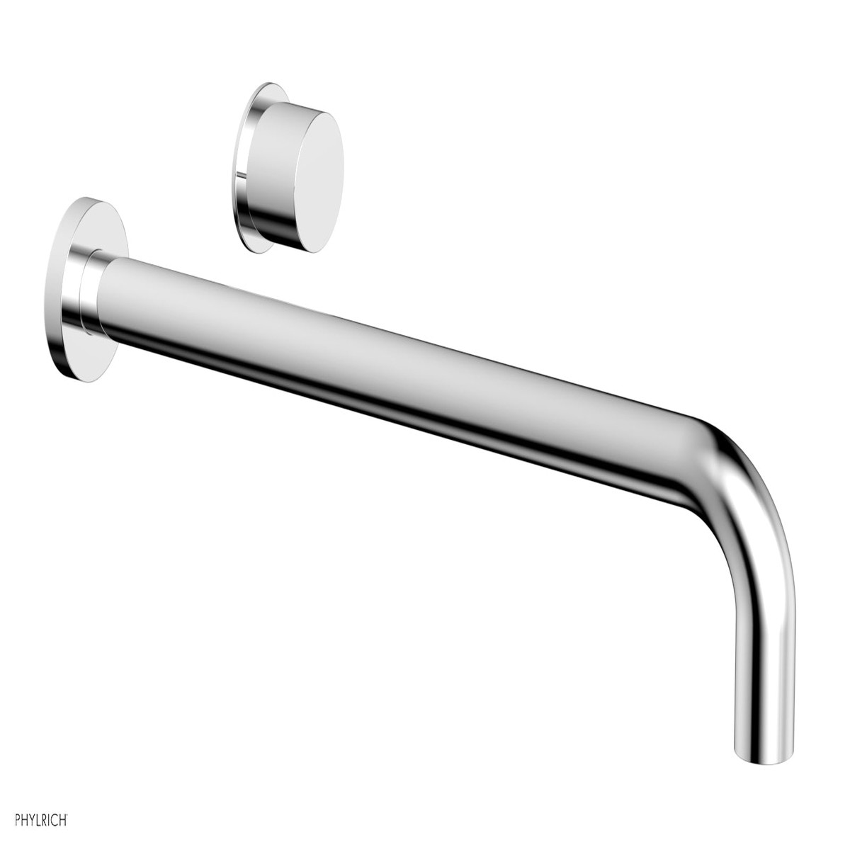 Basic II 14 Single Handle Wall Lavatory Set - Smooth Handle 230-16-14