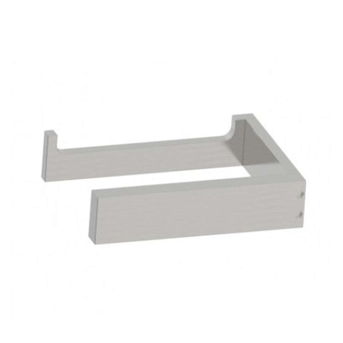 Berlin Solid Back Toilet Paper Holder - Wall Mount - 6 BrassBrushed Nickel