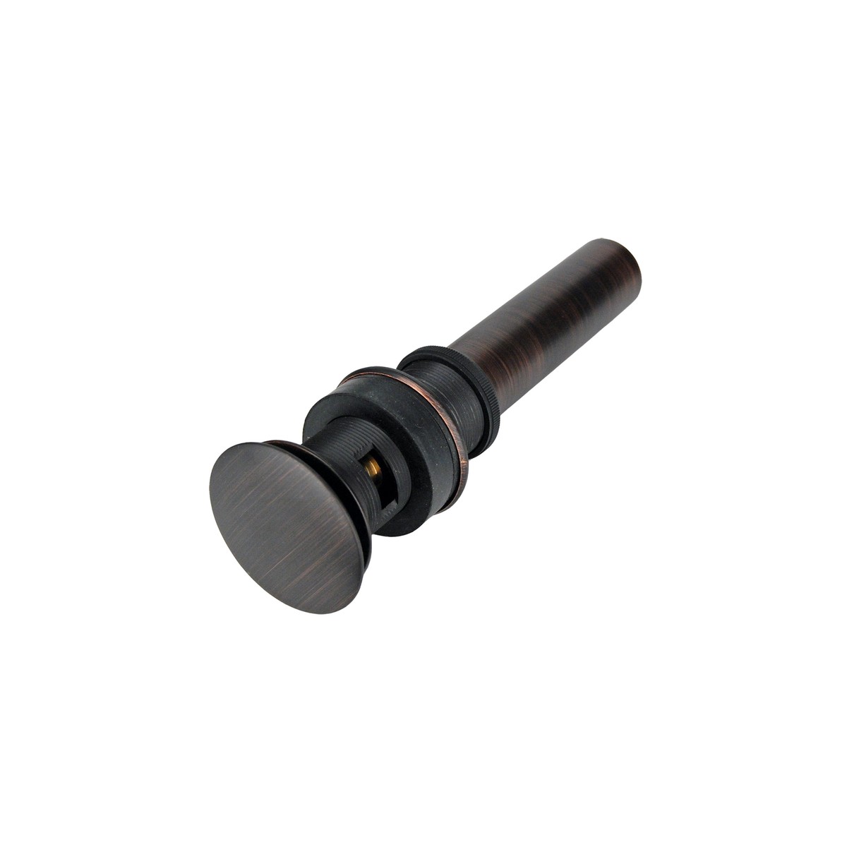 Premier Copper Products 15 Overflow Pop-up Bathroom Sink Drain - Oil Rubbed Bronze