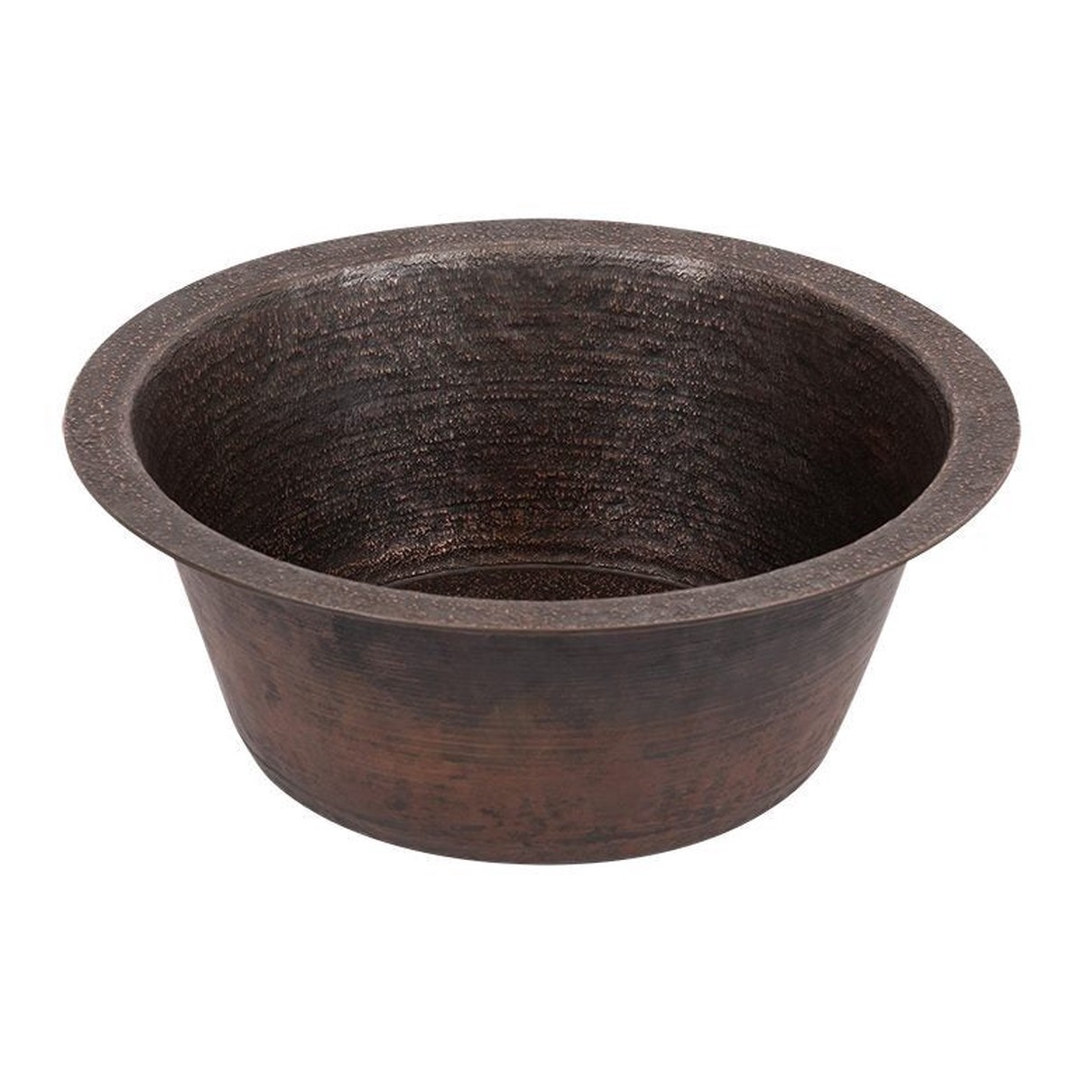 14 Undermount Round Terra Firma Thick Copper Prep Sink