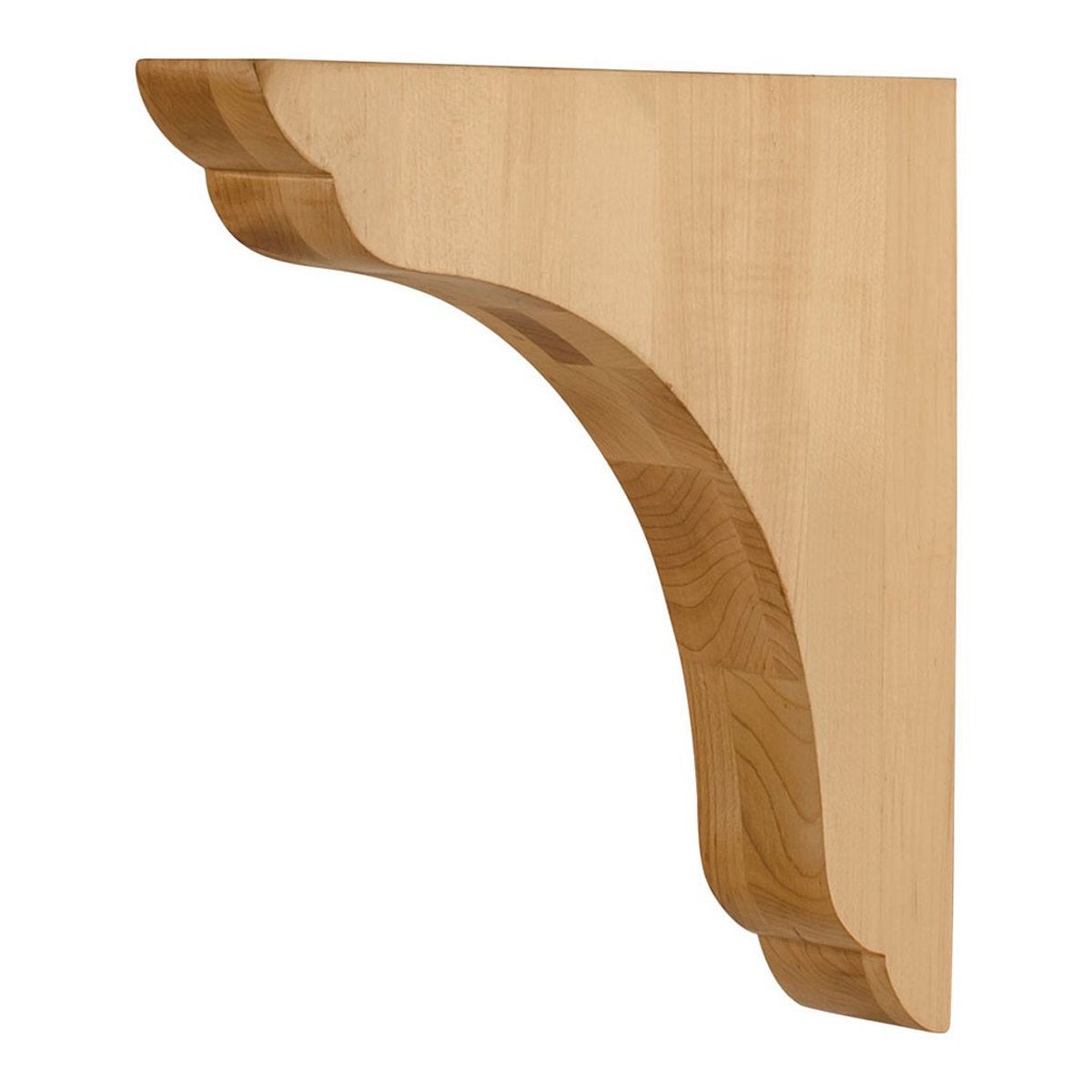 Hardware Resources 1-34 x 10 x 10 Rubberwood Wood Bar Bracket