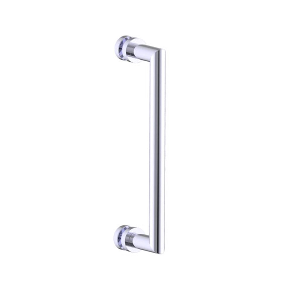 Oslo Single Shower Door Handle - Door Mount - 12 BrassPolished Chrome