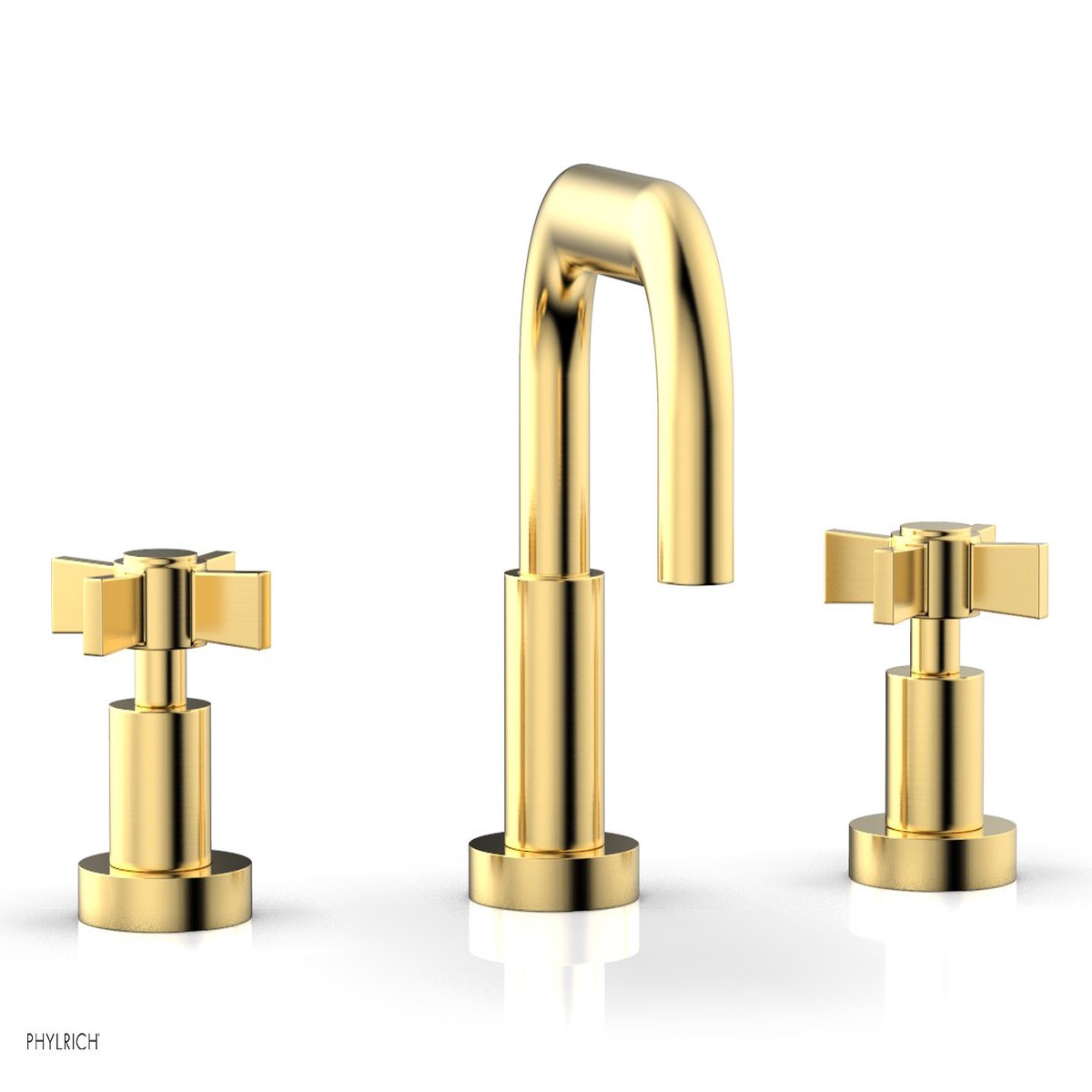 Basic Widespread Faucet 6 38 High Spout Blade Cross Handles D139