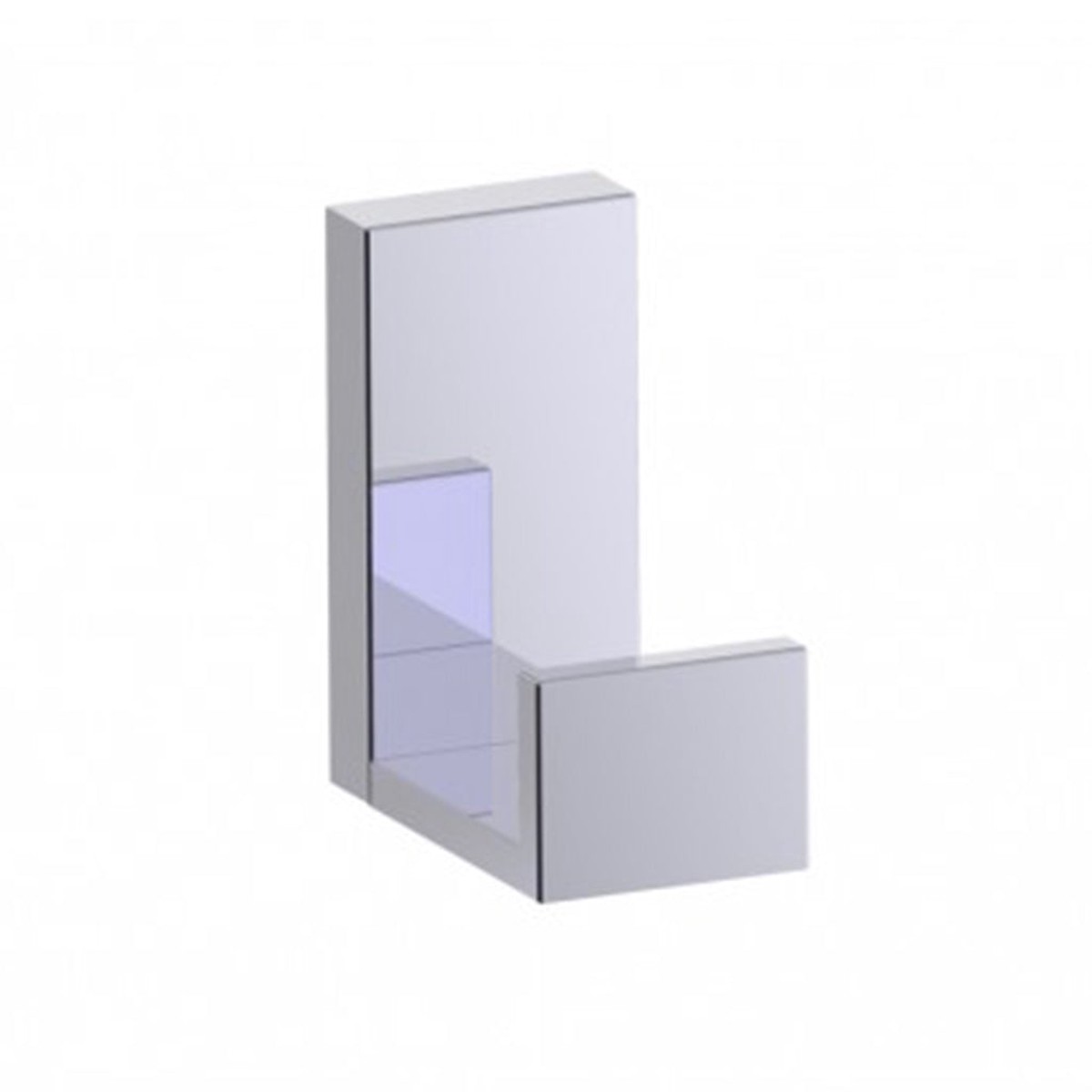 Berlin Coat Hook - Wall Mount - 3 BrassPolished Chrome