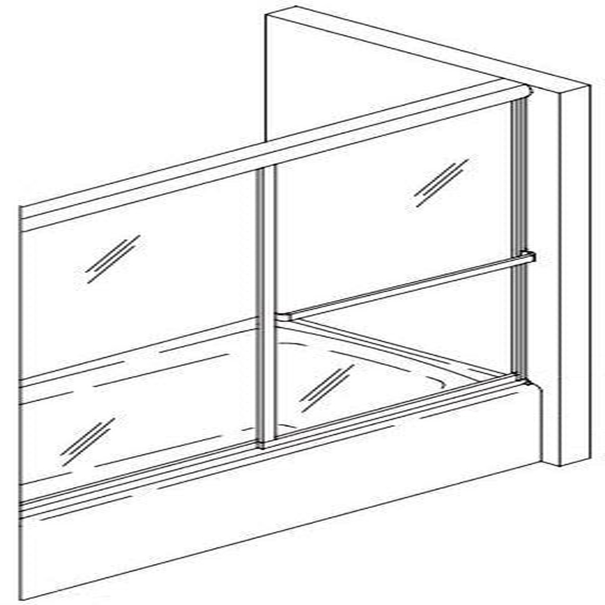 Sterling 4700N-7 PROLINE Frameless Custom Bypass