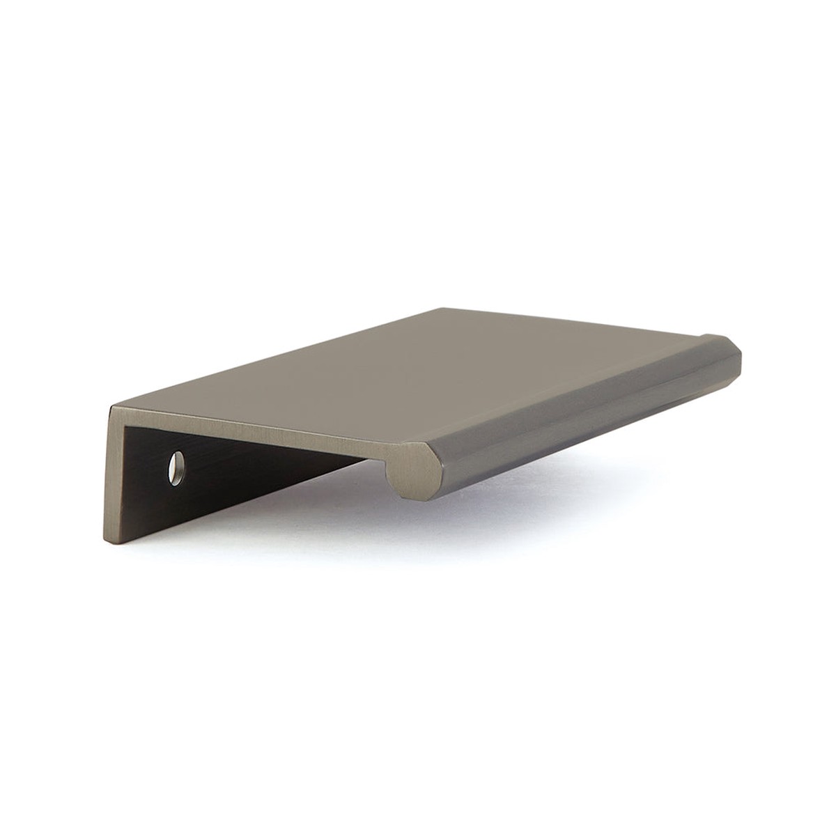 Baker Edge Cabinet Pull Handle - Cabinet Mount - 3 BrassGun Metal