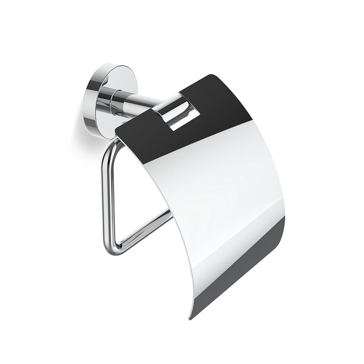 Basic Toilet Paper Holder - Wall Mount - 6 BrassPolished Chrome