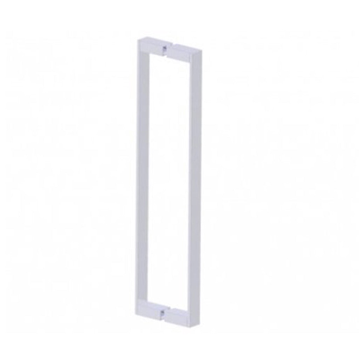 Berlin Double Glass Shower Door Handle - Door Mount - 24 BrassPolished Chrome