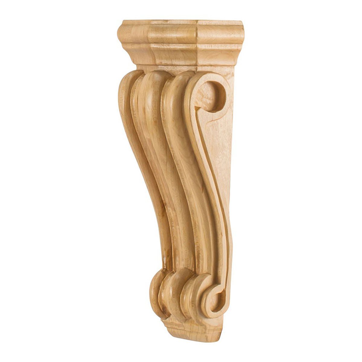 Hardware Resources 3 x 1-78 x 8 Alder Low Profile Scrolled Corbel