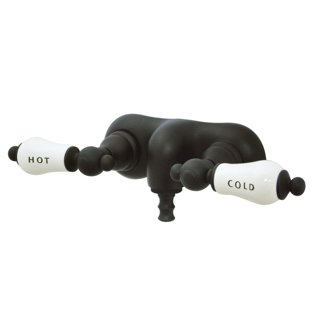 Kingston Brass Vintage Wall Mount Clawfoot Tub Filler with 3-38 Centers