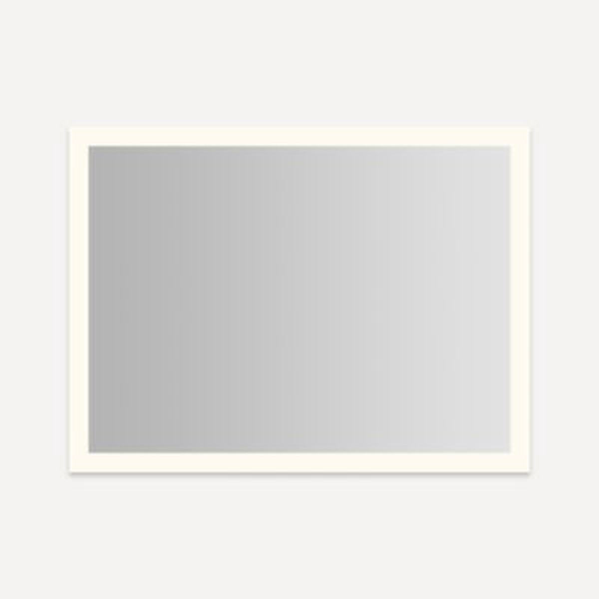 Robern YM4836RPFPD3P Vitality Lighted Mirror 48 x 36 x 1-34 Perimeter Light Pattern Warm White (3000K) Dimmable Defogger Flippable