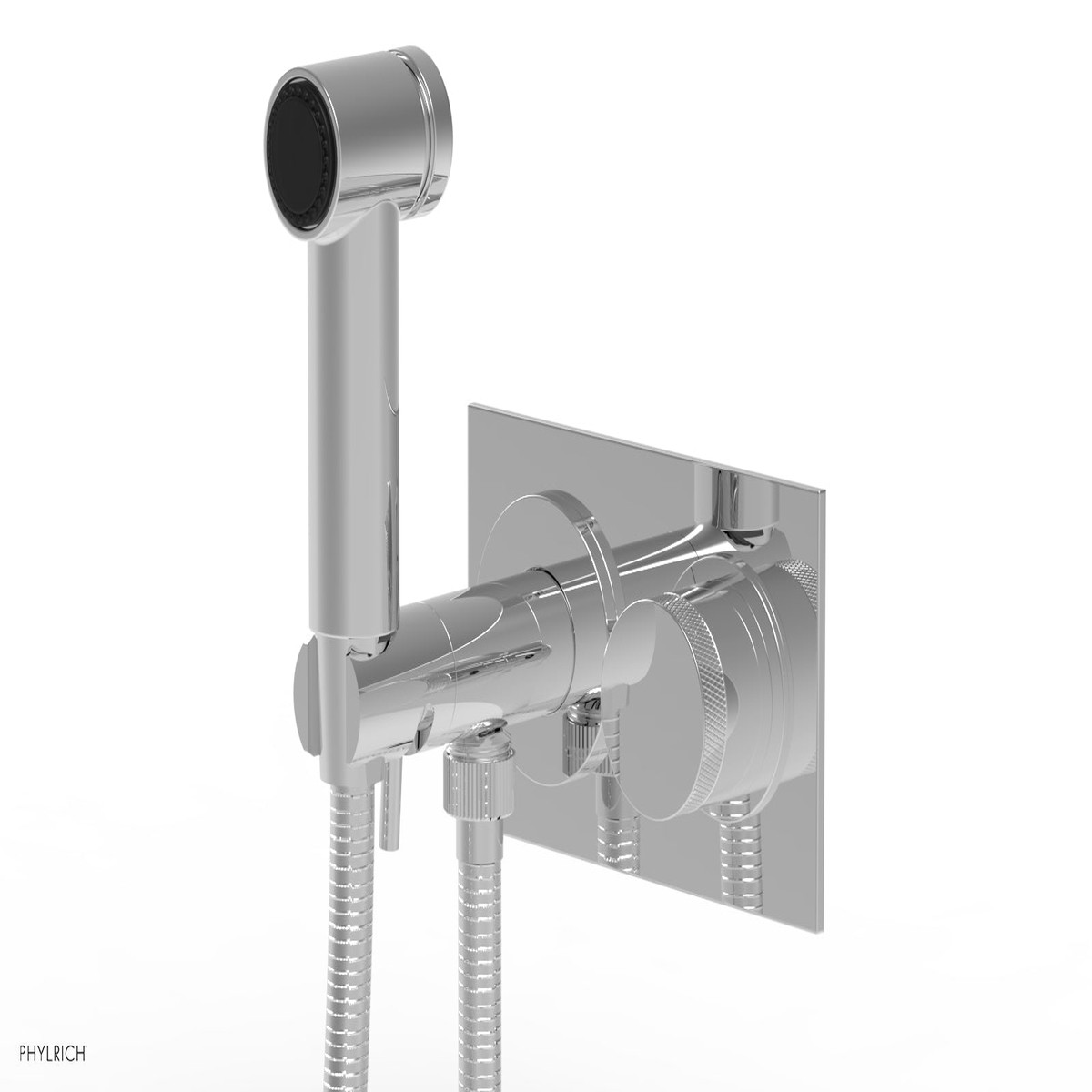 BASIC II Wall Mounted Bidet Knurled Handle 230-65