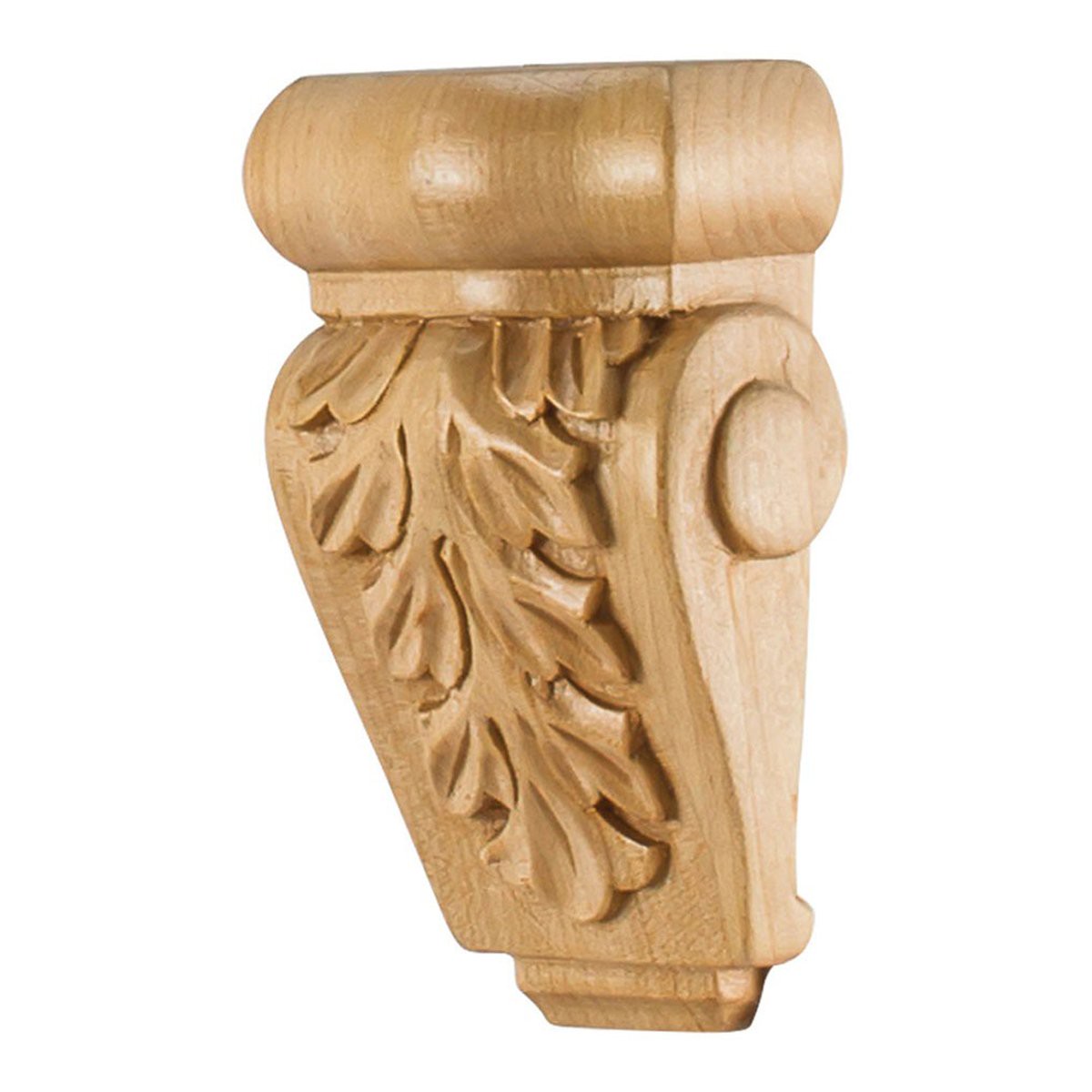 Hardware Resources 2-78 x 1-12 x 4-12 Hard Maple Acanthus Small Corbel