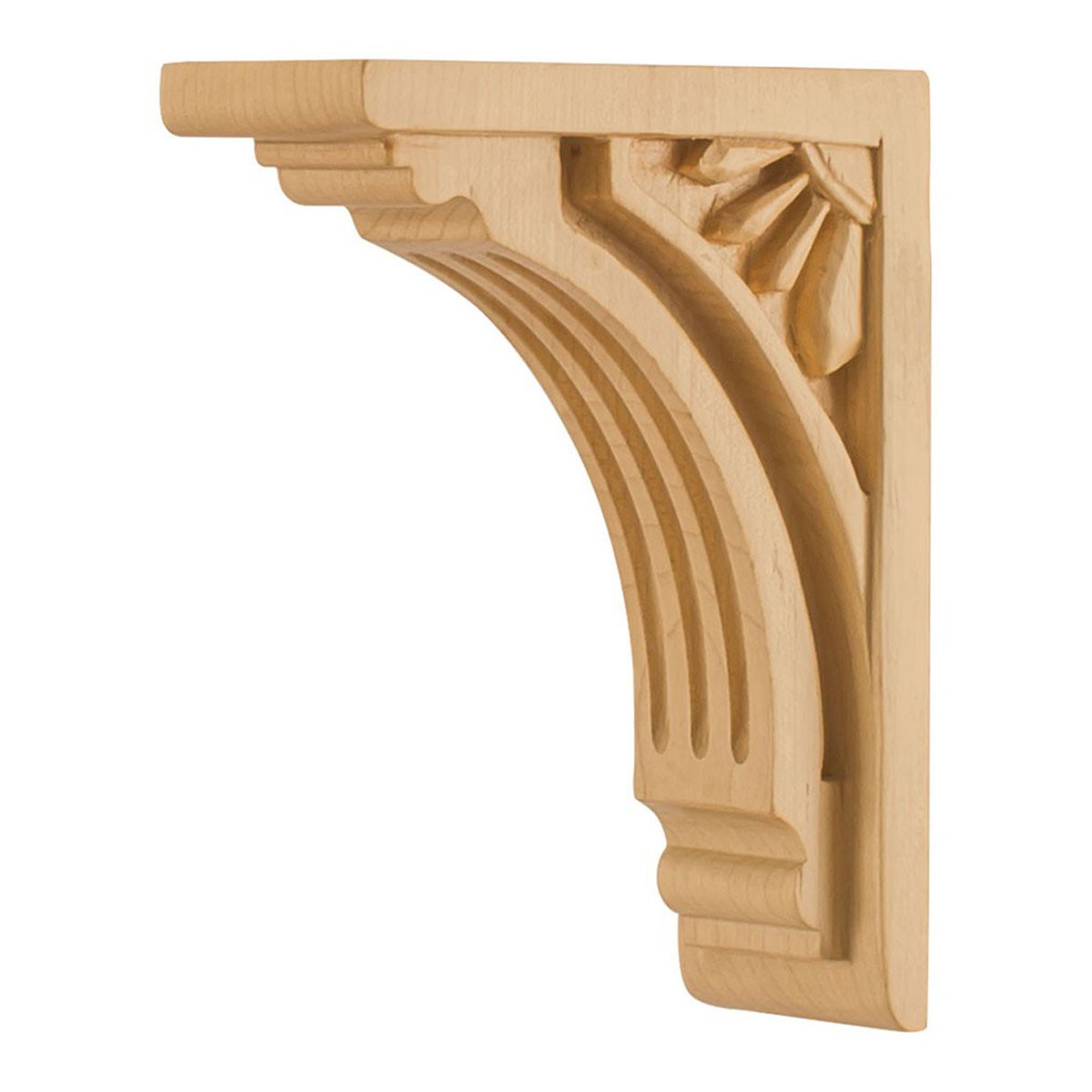 Hardware Resources 2 x 4-58 x 6 Cherry Art Deco Corbel