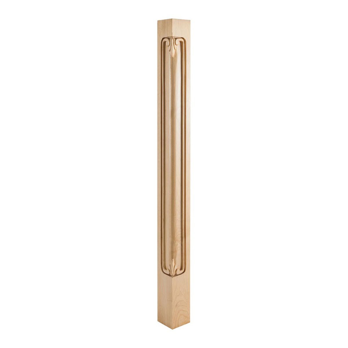 Hardware Resources Traditional Cherry Acanthus Corner Post