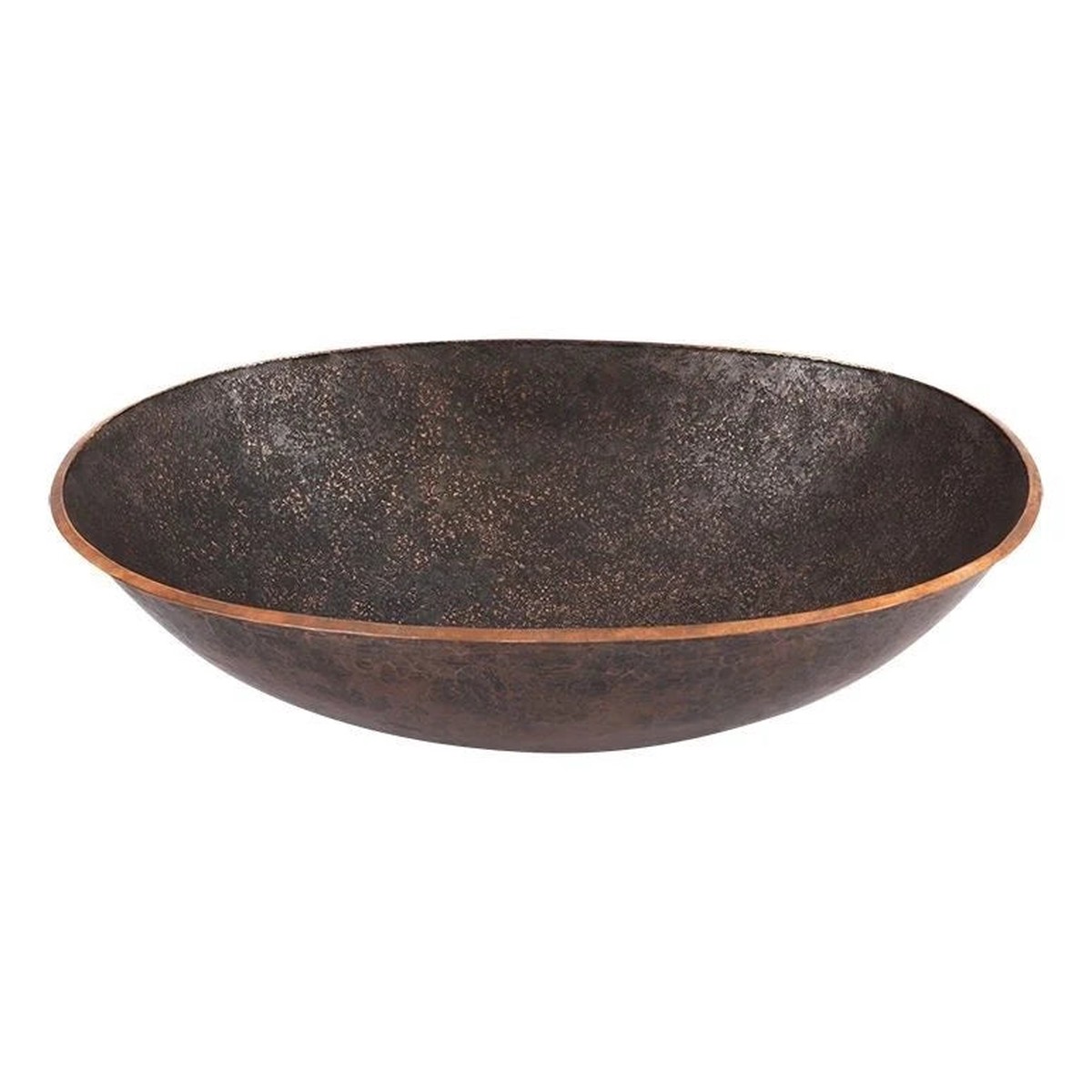 Terra Firma 17 Oval Thick Copper Vessel Sink