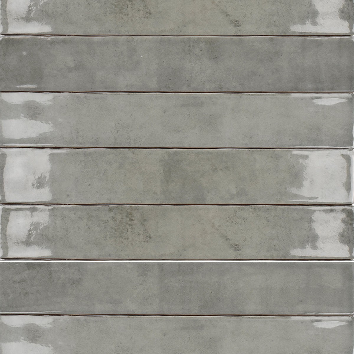 Zellige Tender Gray Wall Tile - Wall Mount - 25 x 16 CeramicGray