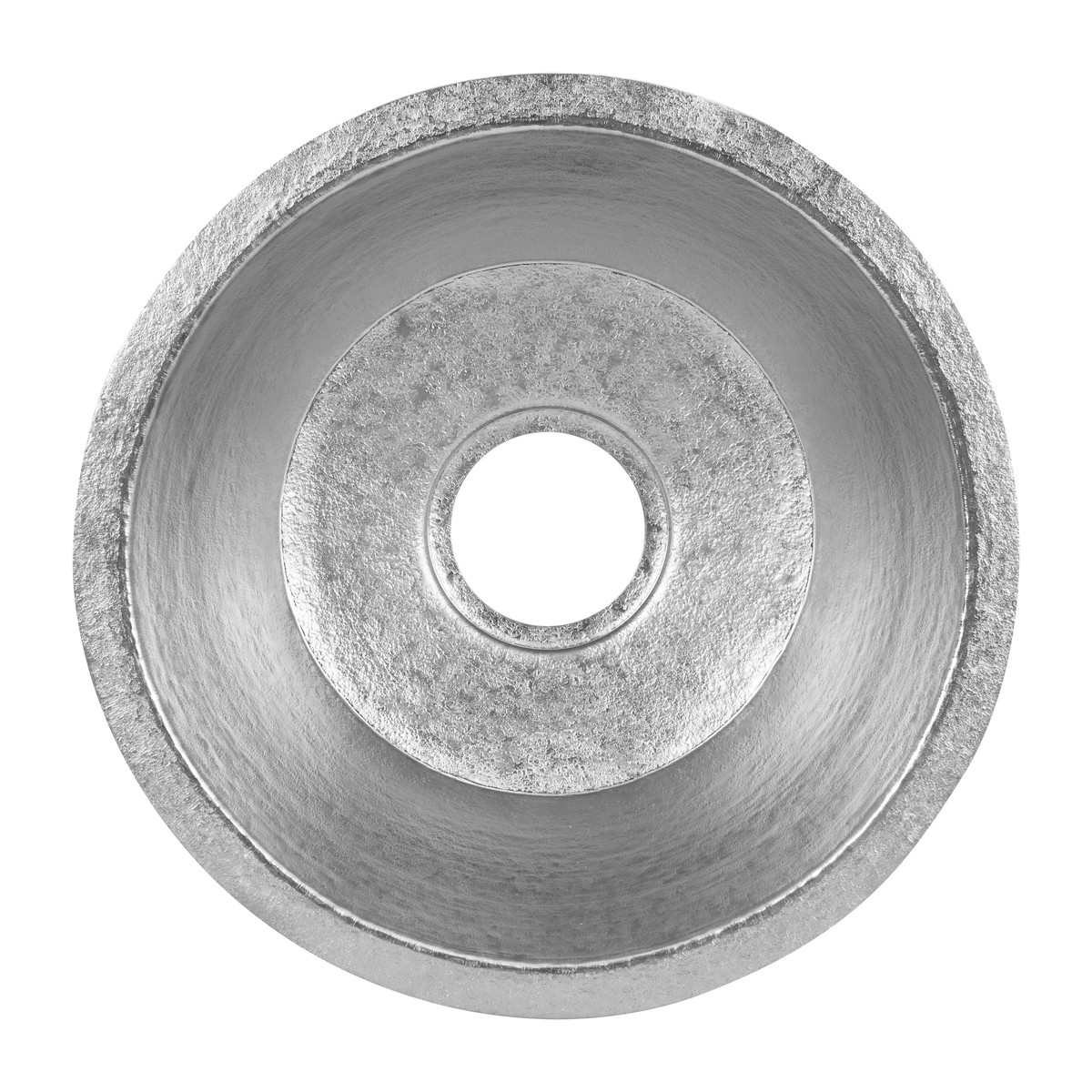 16 Undermount Round Terra Firma Thick Nickel Plated Prep Sink