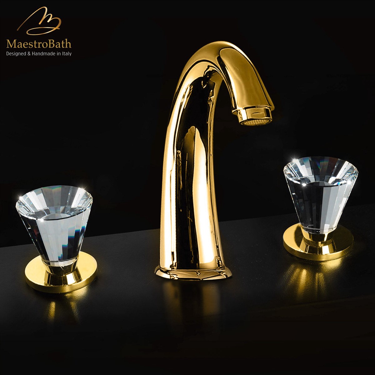 ARTIK 3-Hole Luxury Bathroom Faucet