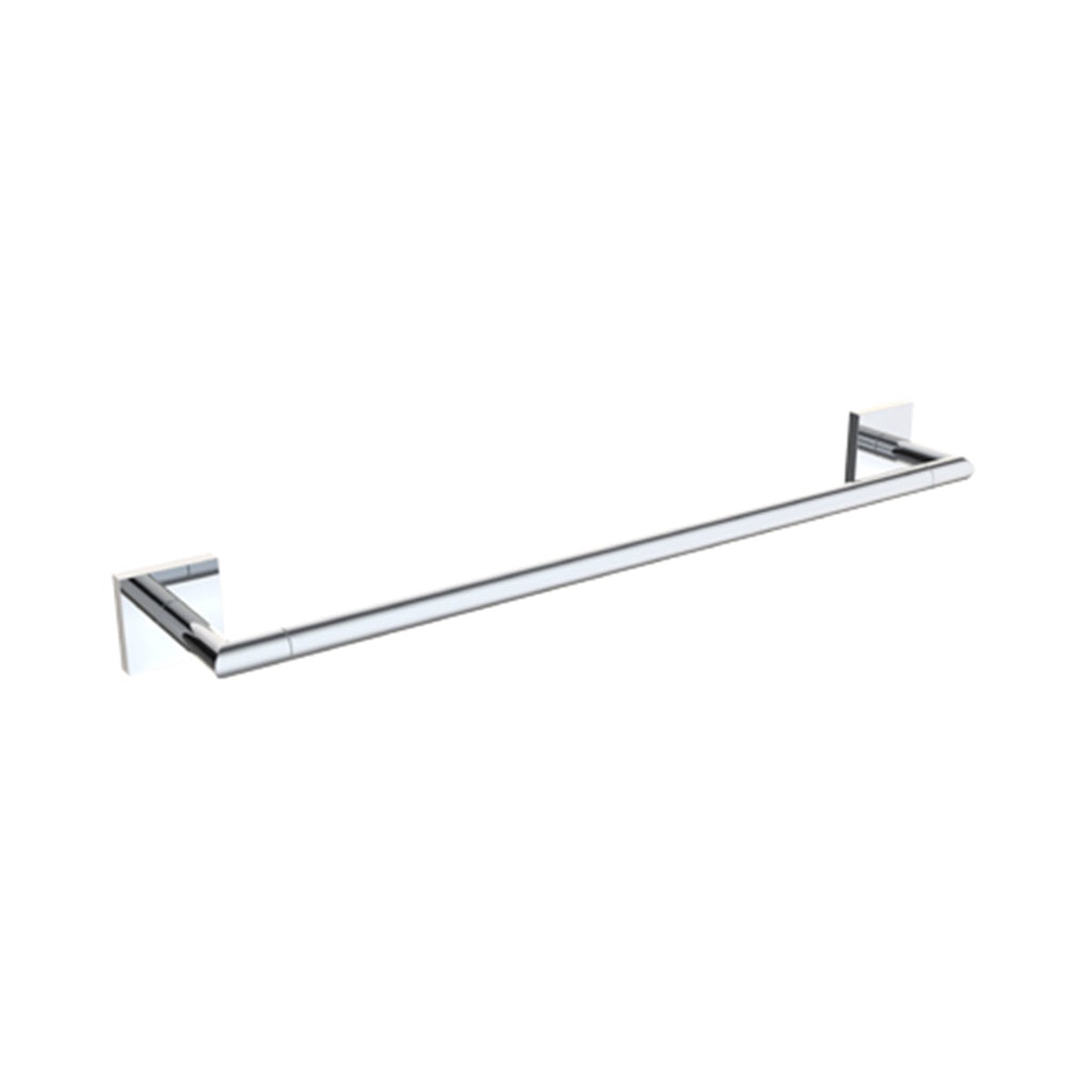 Atlanta Single Towel Bar - Wall Mount - 12 ZincPolished Chrome