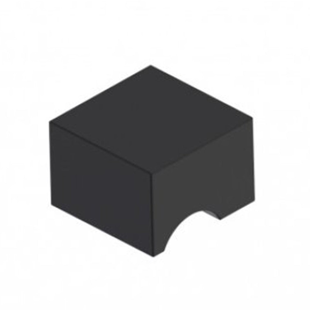 Berlin Single Knob To Be Paired With Single Shower Door Handle - Door Mount - 2 BrassMatt Black