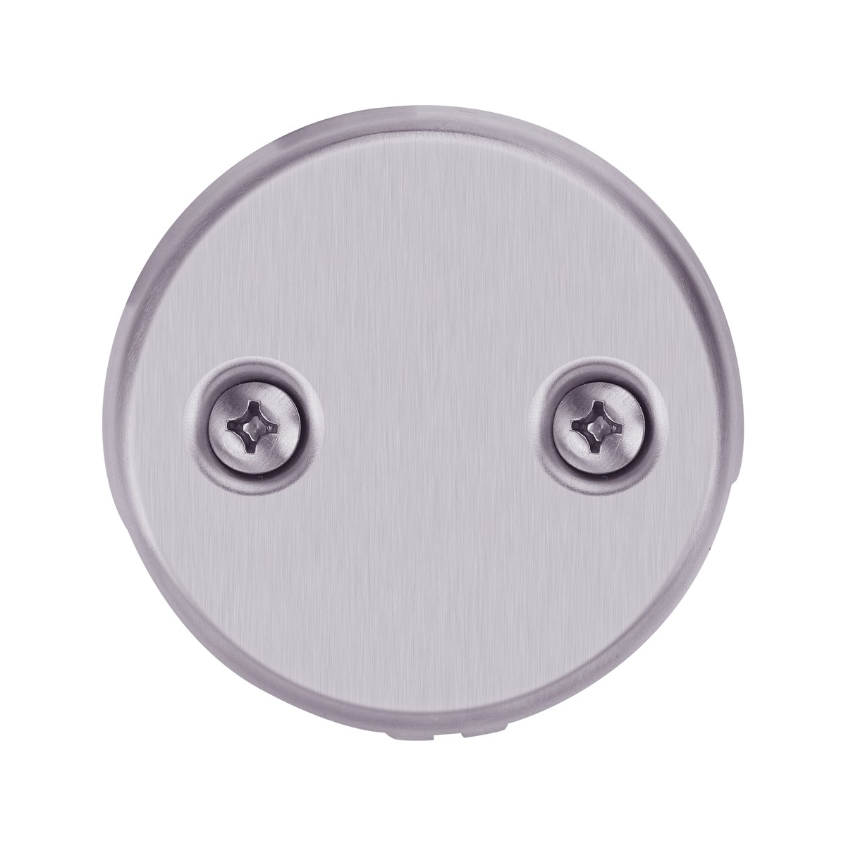 PRIMSOPH Two Hole Tub Drain Overflow Faceplate Brushed Nickel