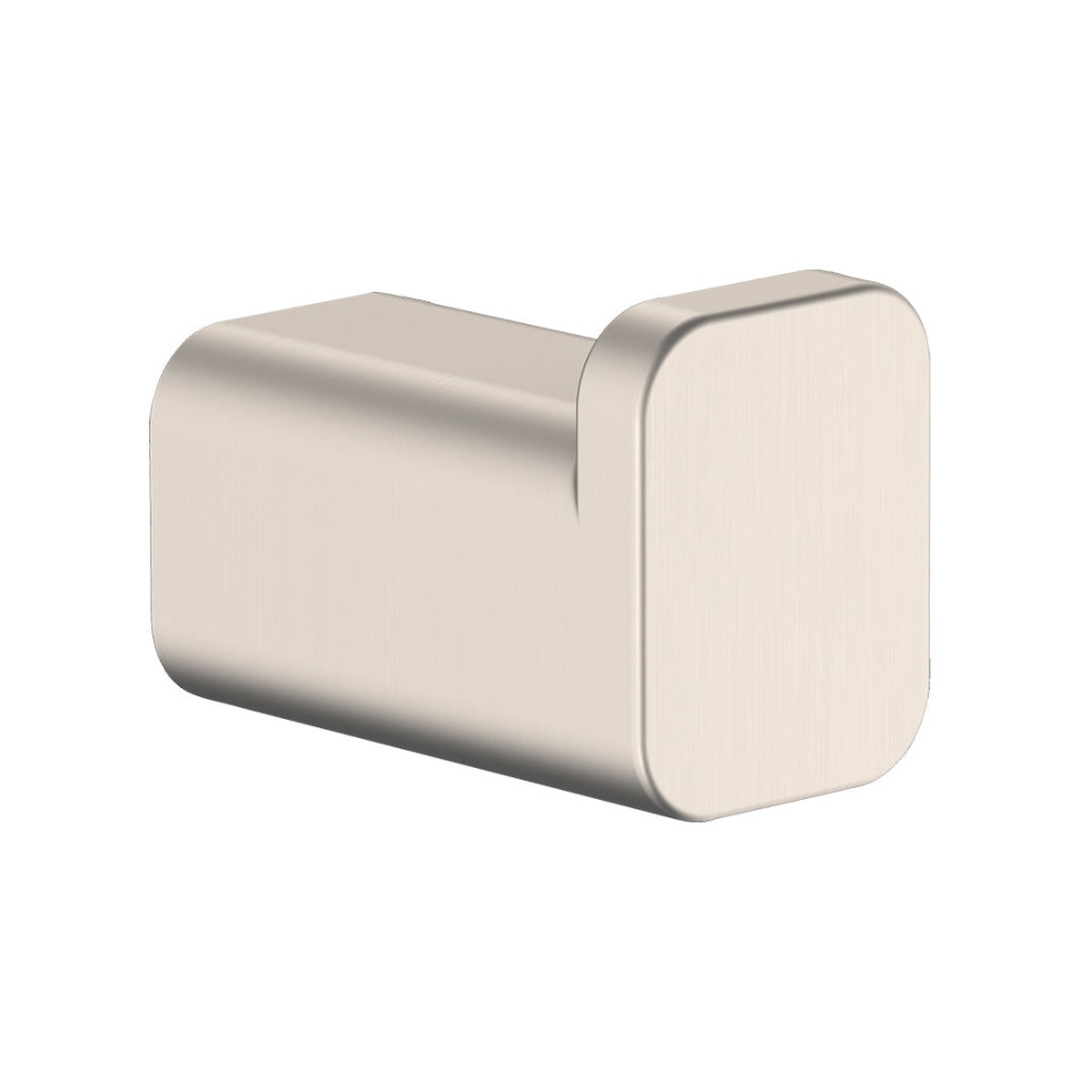Addstoris Single Hook - Wall Mount - 1 BrassBrushed Nickel