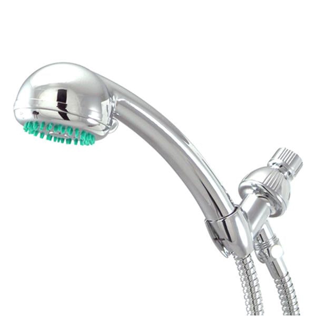 Kingston Brass Barcelona 3-Setting Adjustable Hand Shower with Stainless Steel Hose in Polished Chrome