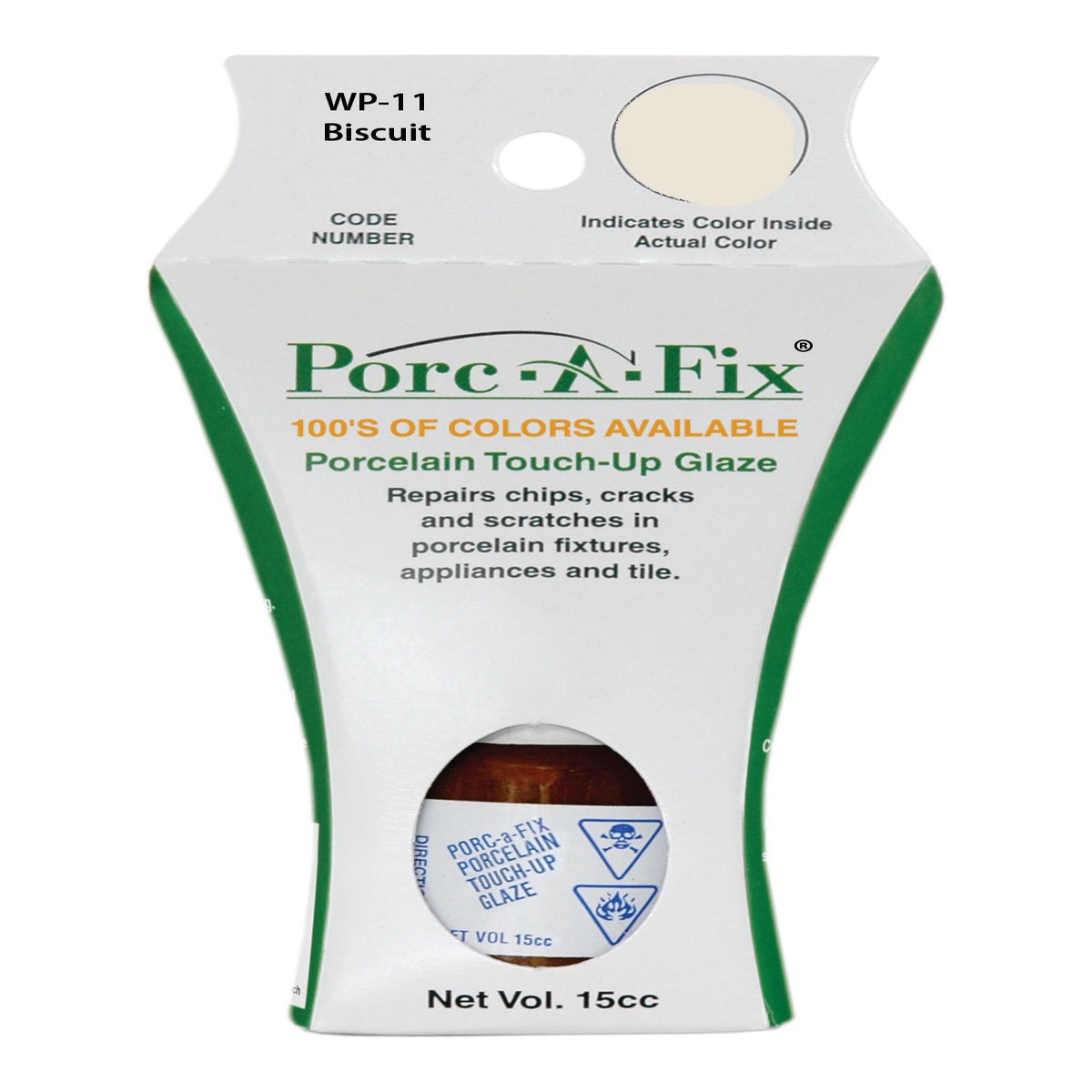 WP-11 Porc-A-Fix Touch Up Repair Glaze - Whirlpool Biscuit