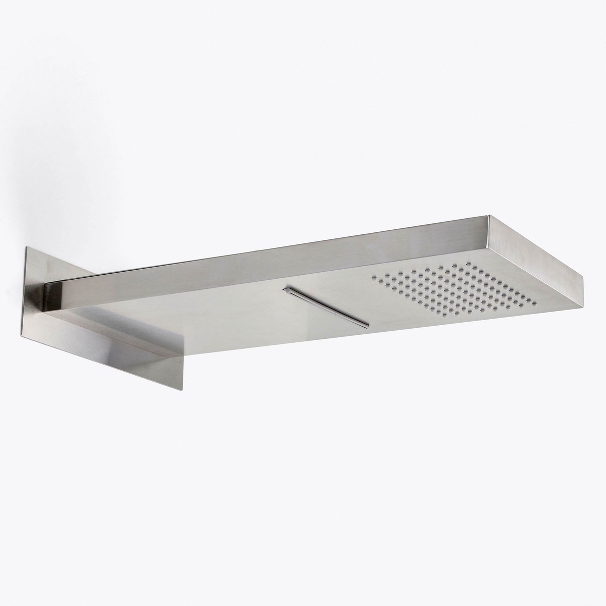 Devon Double Function Shower Head - Wall Mount - 9 Stainless SteelBrushed Nickel