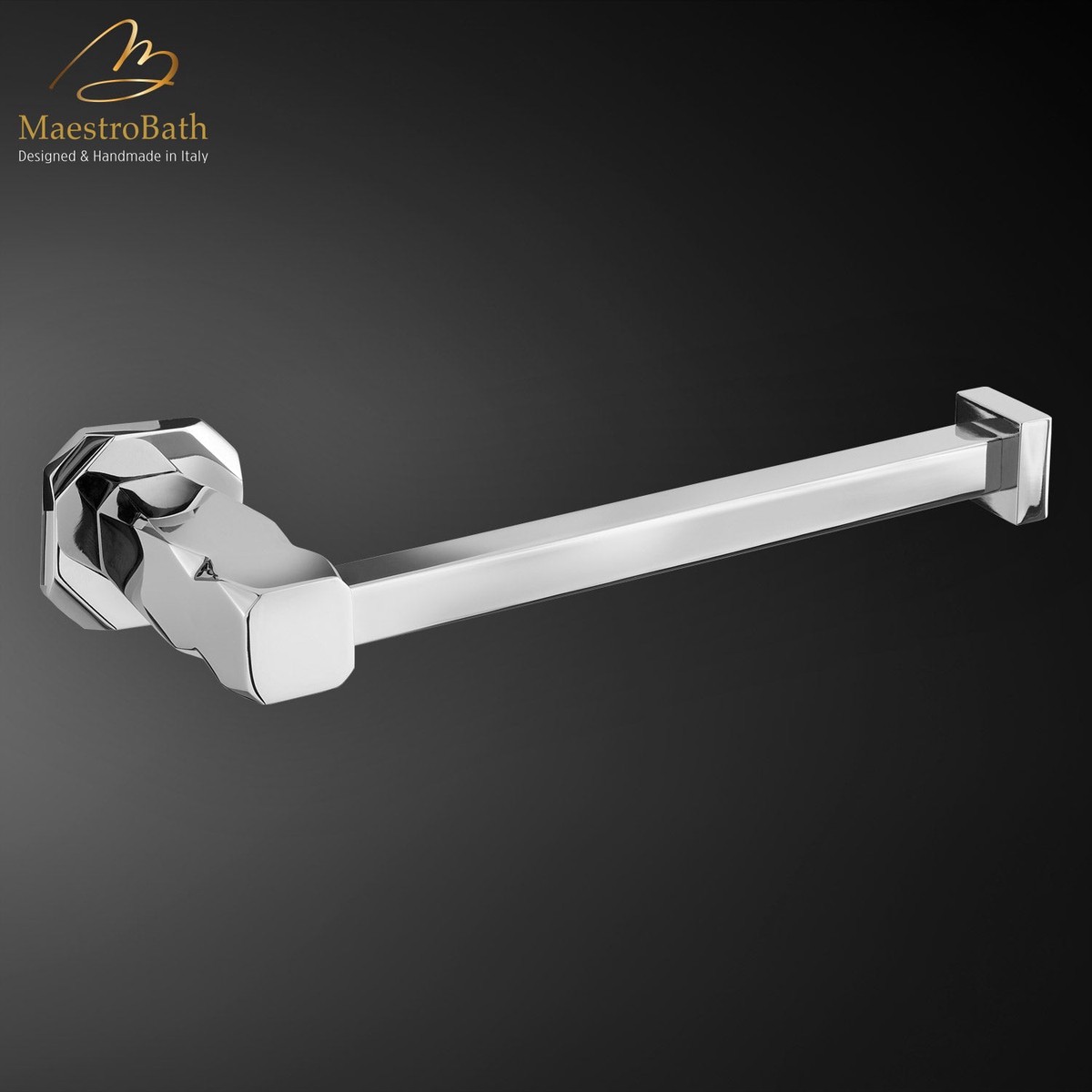 IKON Horizontal Toilet Paper Holder Polished Chrome