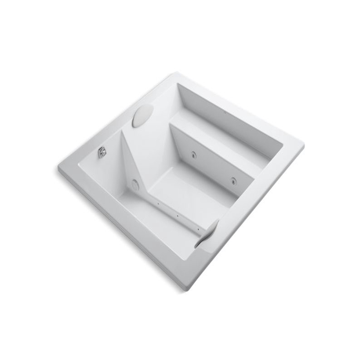 KOHLER K-1111-H2 Consonance 69 x 69 drop-in whirlpool without jet trim