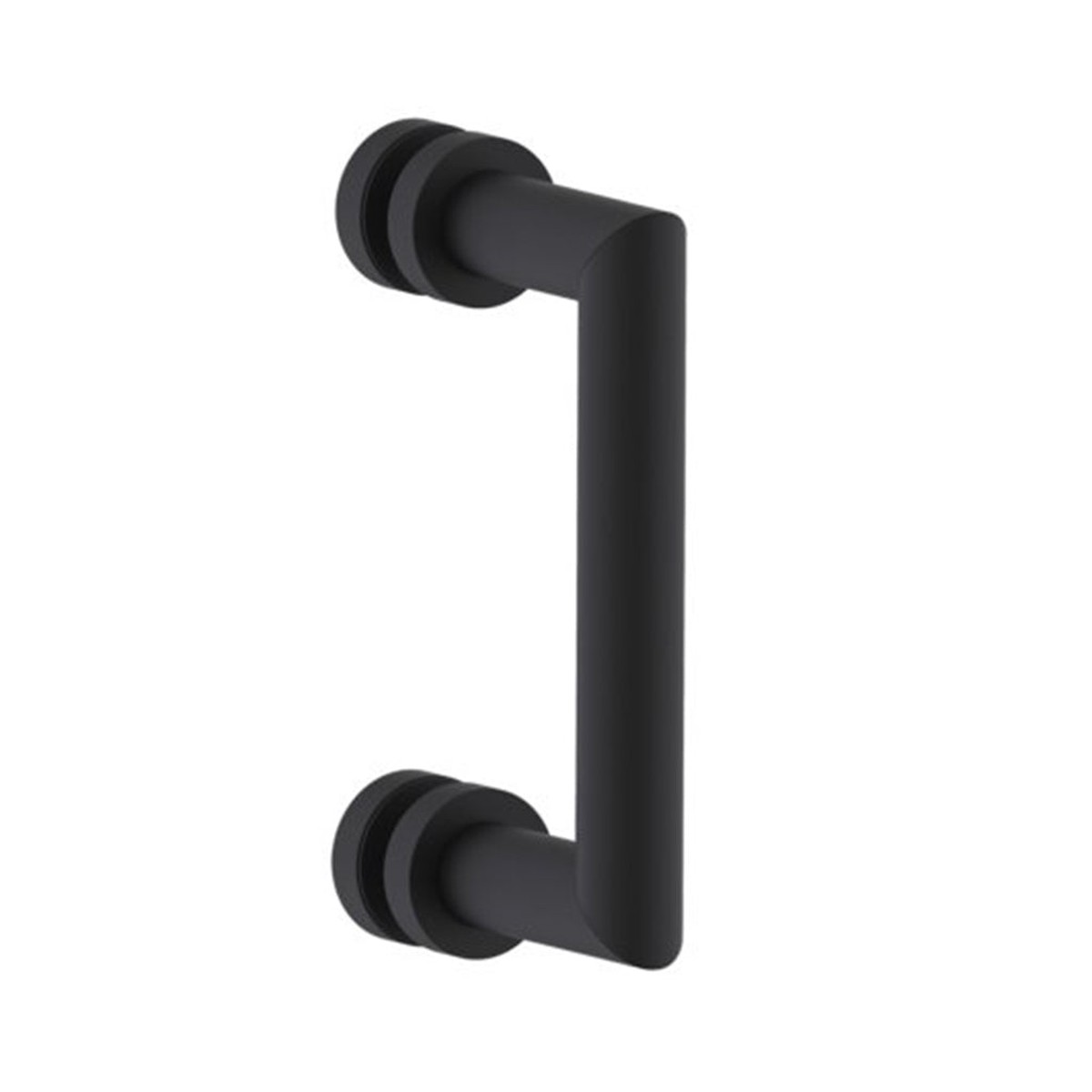 Oslo Single Shower Door Handle - Door Mount - 6 BrassMatt Black