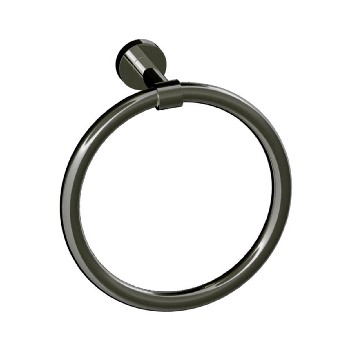 Oslo Towel Ring - Wall Mount - 8 BrassGun Metal