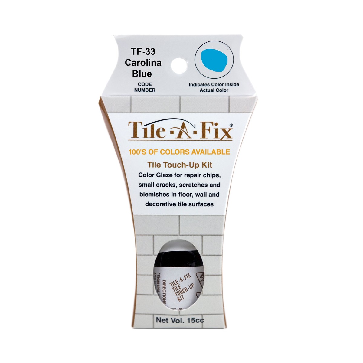 TF-33 Tile-A-Fix Touch Up Repair Glaze - Carolina Blue