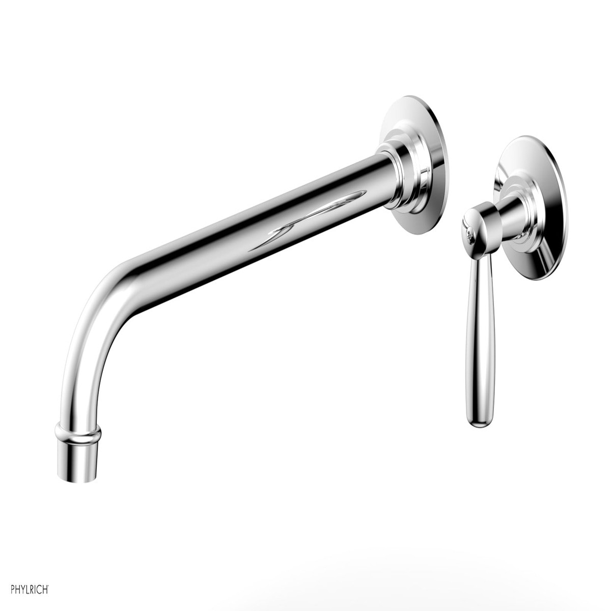 WORKS 12 Single Handle Wall Lavatory Set - Lever Handle 220-16-12