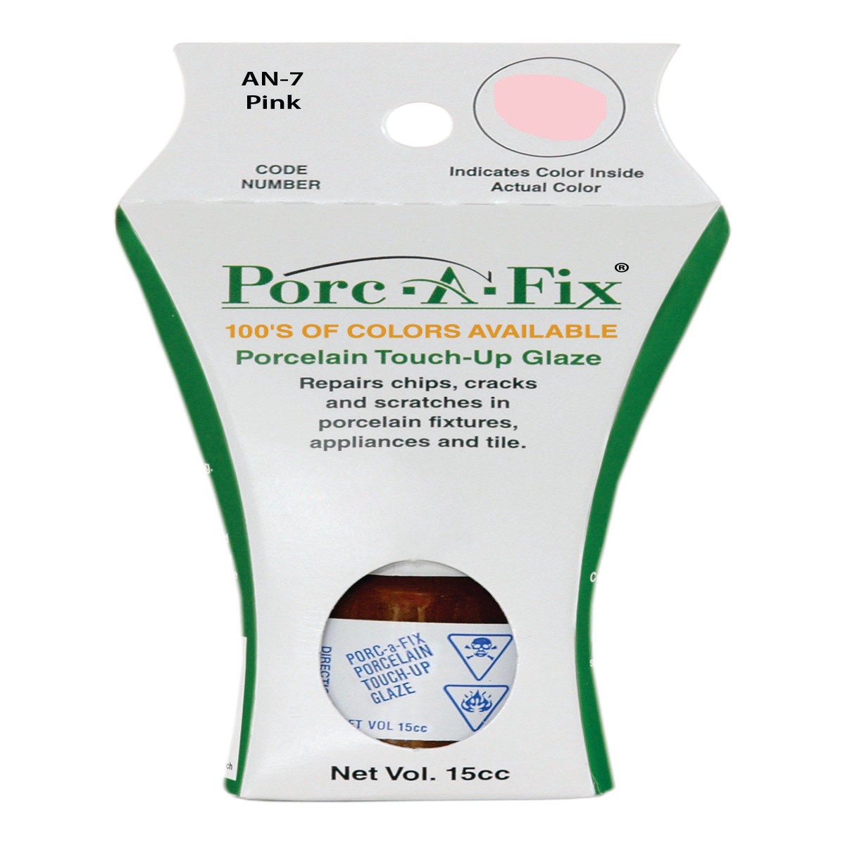 AN-7 Porc-A-Fix Touch Up Repair Glaze - Alliance Pink